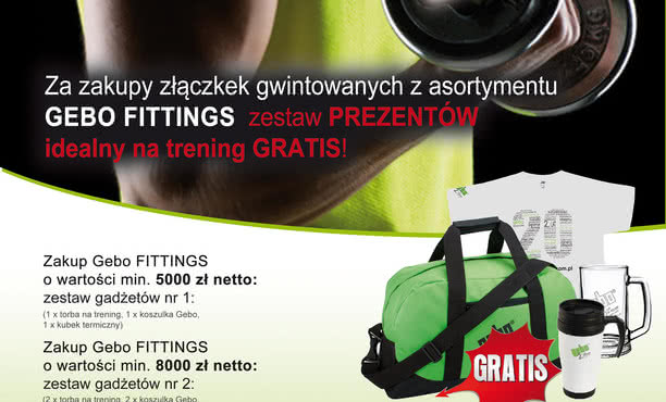 Bądź Fit z Gebo Fittings! - promocja marki Gebo