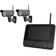 MS70-2 - Zestaw do monitoringu dwie kamery i monitor LCD - android/iphone