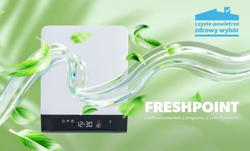 Freshpoint: ścienny rekuperator z odzyskiem ciepła. Jak działa i dla kogo?