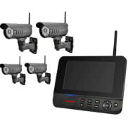 MS70-4 - Zestaw do monitoringu cztery kamery i monitor LCD - android/iphone