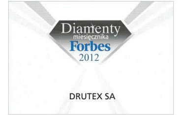 Dwa Diamenty Forbesa dla Drutexu