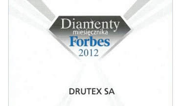 Dwa Diamenty Forbesa dla Drutexu