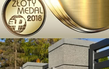 Ogrodzenie ROMA firmy JONIEC® zostało nagrodzone Złotym Medalem MTP BUDMA 2018