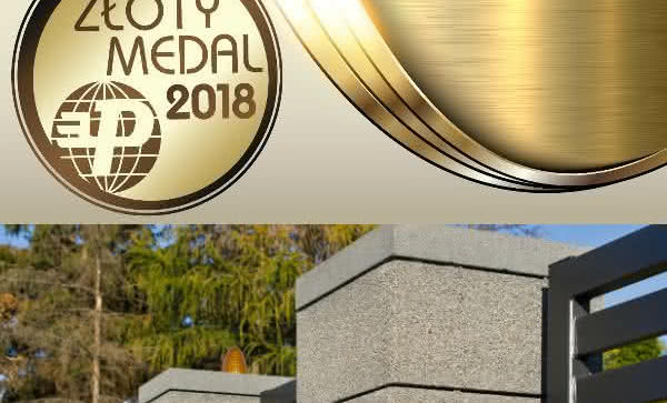 Ogrodzenie ROMA firmy JONIEC® zostało nagrodzone Złotym Medalem MTP BUDMA 2018