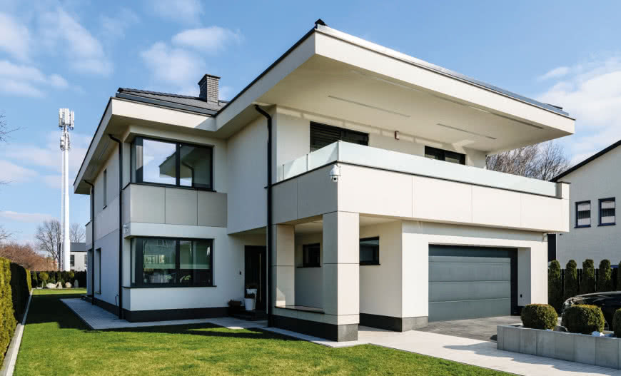 Okna i drzwi FAKRO w nowoczesnym domu