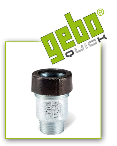 Złączki żeliwne Gebo Quick