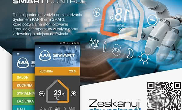 Zarządzaj ciepłem w swoim domu za pomocą inteligentnej aplikacji KAN-therm Smart Control!