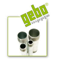 Gebo Nipple - króćce gwintowane jednostronne i dwustronne