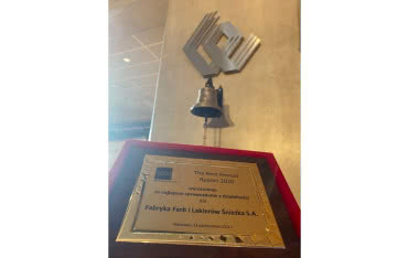 Raport Śnieżki nagrodzony w The Best Annual Report 2020 FFiL