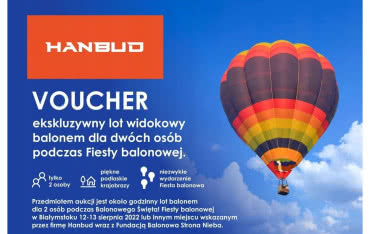 Hanbud wspiera WOŚP i zaprasza do licytacji