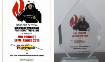 Nagroda FIRE SECURITY EXPO 2018 dla Blachy Pruszyński