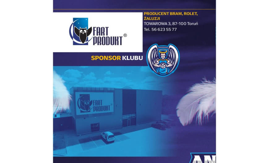 Fart Produkt będzie sponsorem klubu Anioły Toruń
