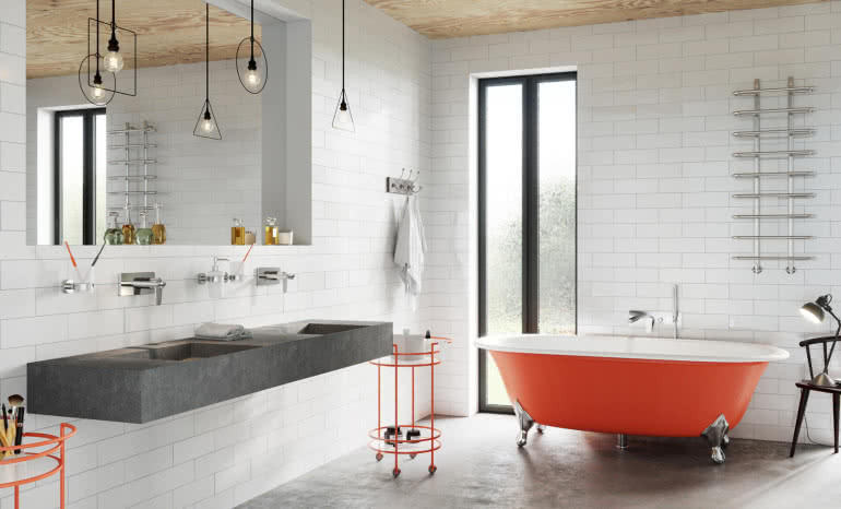 Kolor w łazience: jak zaplanować paletę barw, która powiększa i porządkuje przestrzeń?