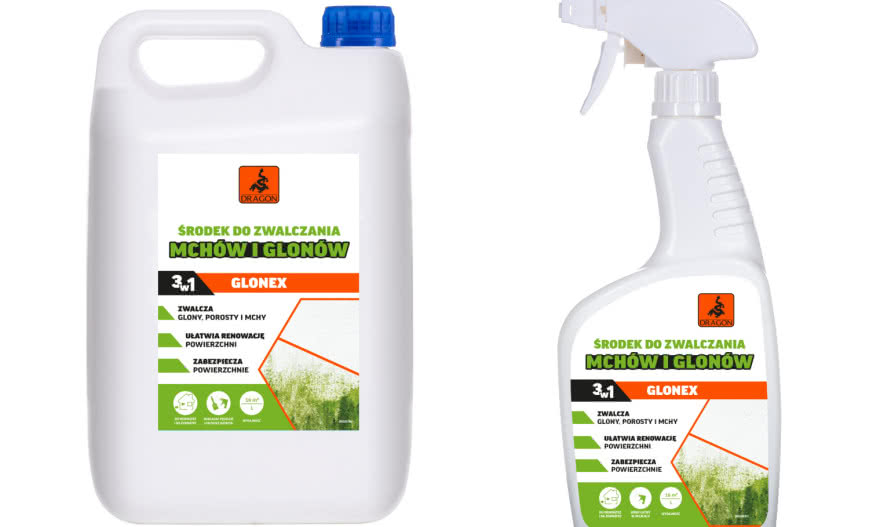 GLONEX - skuteczny środek do zwalczania glonów i mchów