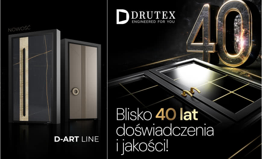 Drutex na Warsaw Home & Contract 2025: premiera drzwi D-ART Line