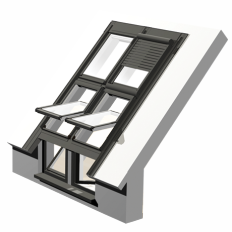 Okna kolankowe (fasadowe) z PVC