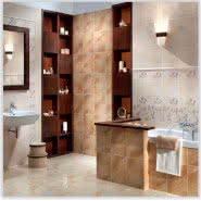 Kolekcja płytek łazienkowych Kaldera