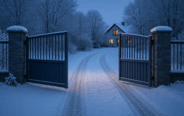 Zamarznięta brama wjazdowa? Jak ją odmrozić bez uszkodzeń?