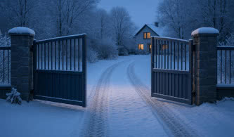 Zamarznięta brama wjazdowa? Jak ją odmrozić bez uszkodzeń?