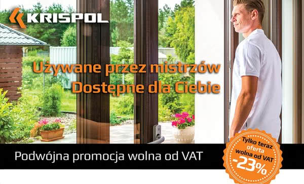 Zimowa Promocja Krispol - produkty "wolne od VAT"