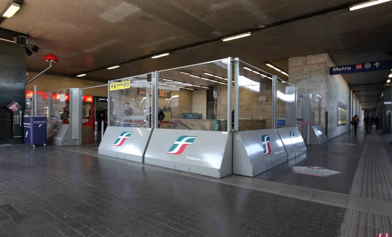 Największy dworzec we Włoszech ochraniany przez system Publifor