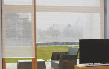 Osłony z tkaniną SCREEN firmy Franc Gardiner