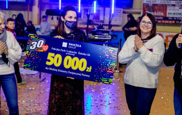 Śnieżka zagrała wspólnie z dębickim sztabem WOŚP