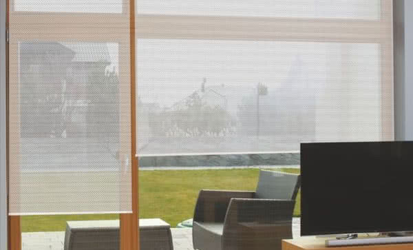 Osłony z tkaniną SCREEN firmy Franc Gardiner