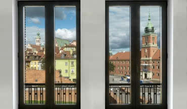 Szkło marki Pilkington na Placu Zamkowym