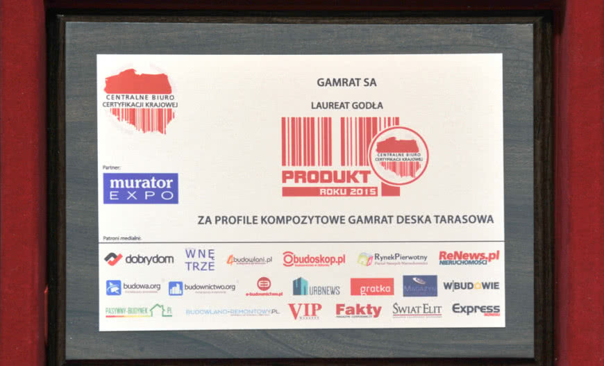 GAMRAT SA na gali finałowej 53. targów mieszkaniowych Nowy Dom, Nowe Mieszkanie