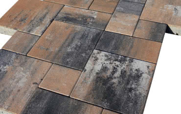 Nowoczesna kostka brukowa kolormix z mikrofazą