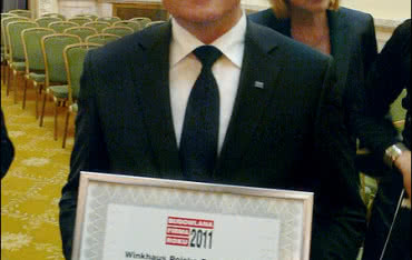 Winkhaus otrzymał tytuł "Budowlanej Firmy Roku 2011"