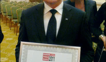 Winkhaus otrzymał tytuł "Budowlanej Firmy Roku 2011"