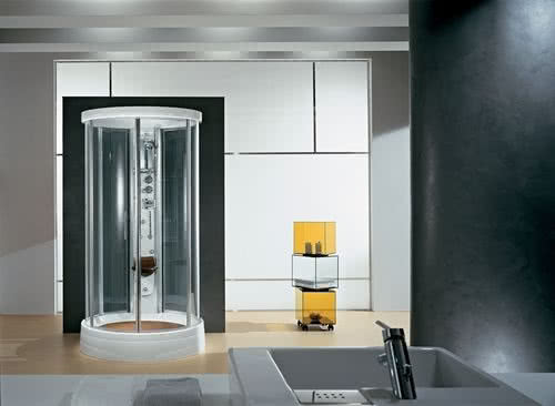 Kabina natryskowa z hydromasażem i z sauną ANTIS