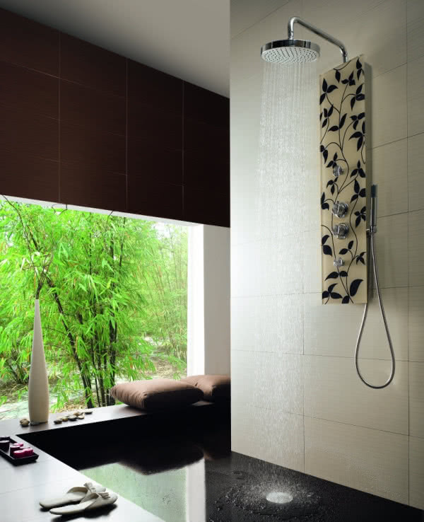 Panele prysznicowe Kameleo Florial Light