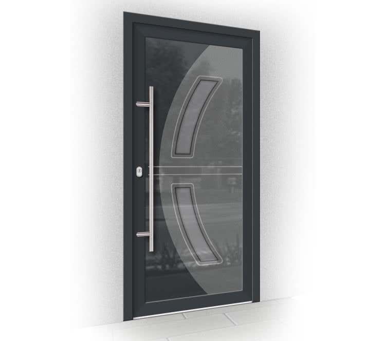 Drzwi z panelem szklanym