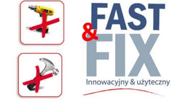 Wieszaj łatwo bez narzędzi, wystarczy wcisnąć i gotowe!