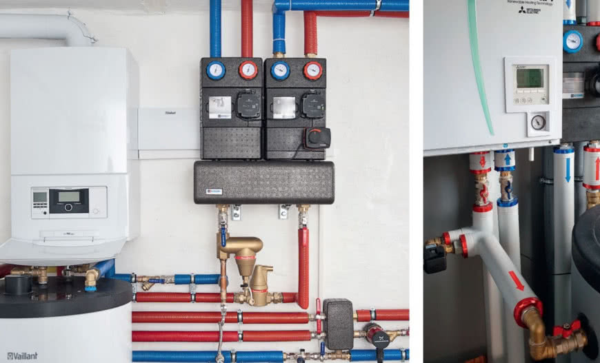 Montaż grupy pompowej z siłownikiem