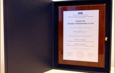 Deklaracja Środowiskowa dla firmy Knauf Insulation