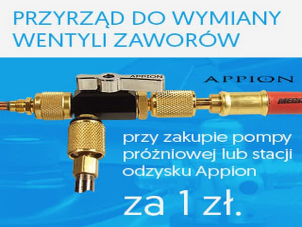 Przyrząd do montażu i demontażu wentyli zaworów Appion 