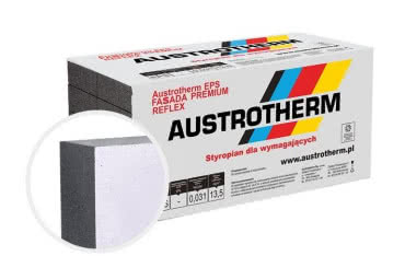 Nowość Austrotherm: grafitowe płyty styropianowe EPS FASSADA PREMIUM REFLEX