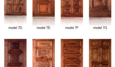 Okładziny ręcznie rzeźbione z drewna litego