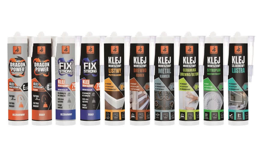 Kleje montażowe Dragon zdobyły Nagrodę Konsumenta 2021