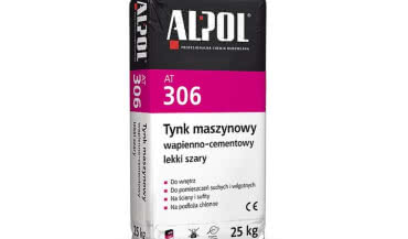 Tynk maszynowy w mniejszym opakowaniu