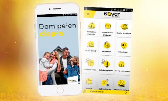 Aplikacja ISOVER PL - policzy, doradzi, pomoże