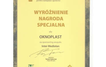 OKNOPLAST laureatem The Champ Awards