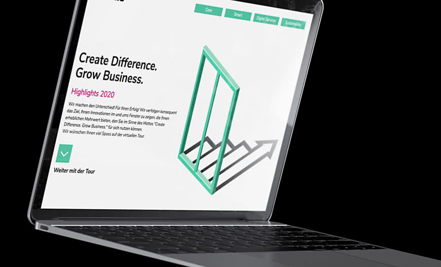 Wirtualny spacer po cyfrowym stoisku REHAU