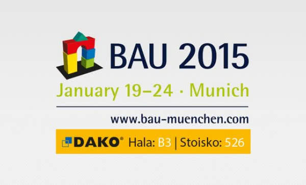DAKO zaprasza na prestiżowe targi BAU w Monachium