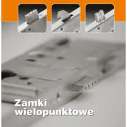 Zamki wpuszczane wielopunktowe