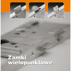 Zamki wpuszczane wielopunktowe